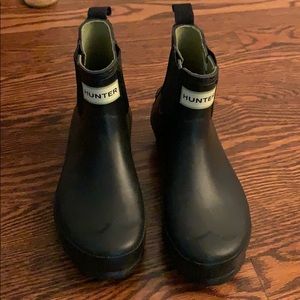 hunter ankle rain boots